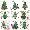9 styl dzieci DIY Czuł Choinki Dekoracje Do Home Navidad Gifts Ozdoby Święty Mikołaja Tree FHL358-WY1538