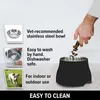 Benepaw Bol surélevé de qualité pour chiens en acier inoxydable amovible non toxique bol pour animaux de compagnie avec support lave-vaisselle alimentation pour chiot 210320