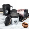 Poignée Tasse À Café En Acier Inoxydable Thermos Tasses Fiole À Vide Thermo Bouteille D'eau Adulte Bussiness Hommes Thé Portable Thermocup 330 ML 211109