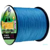 Ligne de pêche tressée 500m Super PE Wire 4 brins 10 15 20 25 30 40 50 60 70 80 90 100lb Green Grey jaune Multicolor 4 Braid Cords5744322