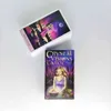 Crystal Vision Tarot Cartões e PDF Divinate Divination Deck Deck Entertainment Board Game Suporta Atacado 78 PCs / Box