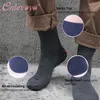 Men's Socks Cnleyoyo Business Style Black Cotton Formal Men Delicate Box