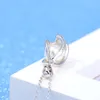 8mm Valentine Lantern Jewelry Natural Freshwater Pearl Pendant Sterling Silver Necklace Clavicle Women Wedding Gift