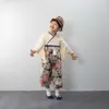 Bärenführer geboren Casual Strampler Mode Kleinkind Baby Herbst Kleidung Baby Patchwork Floral japanischen Stil Quaste Outfits 9M-3Y 210708