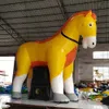 Excelente qualidade fantástica gigante inflável PVC cavalo desenhos animados modelo de balão para desfile de carnaval, publicidade de cavalo