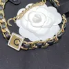 Collana da donna firmata Perla Collane da donna Donna Ottone Placcatura in oro Processo di caduta dell'olio Lettera Moda Lusso Elegante Jariser2398