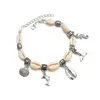 Zomer strand dolfijn fishtail shell anklets ketting voet kettingen armband voor vrouwen mode-sieraden Will en Sandy Gift