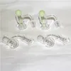 Rauchender Domeless Quartz Terp Slurper Banger Nail mit Ball-Vergaserkappe Ruby Pill Thick Beveled Bangers Heady Nails