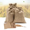 Storage Bags Potato Sack Burlap Bag Thick Woven Packaging Large Jute Household Products Bean Organizer