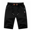 bermuda homme Solid Men's Shorts 5XL Summer Mens Beach Shorts Cotton Casual Male Shorts korte broek mannen Men Clothing 210527