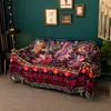 Nordic Bohemia soffa kastar filt vattentät etnisk sovrum säng täcke tyg soffa handduk kudde non-slip dammsäker matta