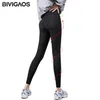 BIVIGAOS Micro Pressure Sharkskin Leggings Women Black Fitness Shaping Hip Lifting Leggings Skinny Slim Sport Workout Leggings 211008