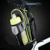 Bolsas traseras impermeables para bicicleta de carretera, bolsa para cuadro trasero de bicicleta de montaña, sillín de ciclismo, paquete de asiento trasero, jaulas para botellas de agua