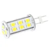 LED G4-lampa 27LEDS 2835SMD upp till 350LM bred arbetslös DC10-30V / AC8-20V Dimbar Bulb Vit varm vit