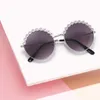 Cute Metal Frame Kids Sunglasses Flower Round Sun Glasses Girls Boys Brand Children Oculos Eyeglasses UV400