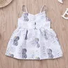 2021 sommer Mode Mädchen Kleid Prinzessin Rock Großhandel Weiche Weiße Stern Spot Halter Kleider Europäische Und Amerikanische Kinder der Kleidung