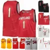 Maglia da basket Nik1 NCAA College Maryland 23 Bruno Fernando 4 Kevin Huerter 32 Joe Smith 34 Len Bias cucita personalizzata