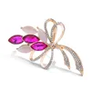 Pins, broscher Elegant kvinna Ljus Opal Retro Fashion Crystal Pins Smycken Kläder Tillbehör Bröllop Kvinna