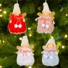 Yeni Yıl sunar Yumuşak Peluş Kız Bebek Noel Dekorasyon Noel Süsleme Oyuncakları Noel Ağacı Kolye Cafe Ev Dekor