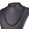 black cuban chain necklaces