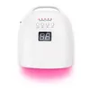 Secadores de uñas 86W Lámpara LED UV UV inalámbrica portátil y recargable Batería de gran capacidad Lámparas de luz roja para gel secador rápido7203757