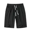 Ishowtienda sommar män mode casual tie-färgämne solid löst ljus svett sport shorts pantaloner cortos de hombrre shorts män x0705