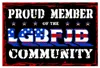 Гордый член LGB FJB Сообщество 90 * 150см Баннер Флаги Трамп 2024 Флаг Президент BiDen Trump Флаги избрания снова Great RRF12765
