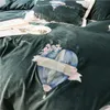 Yatak Takımları Lüks Kış Kadife Polar Çiçek Balon Nakış Kız Set Kısa Peluş Yorgan Kapak Çarşaf Gömme Yastık Kılıfı