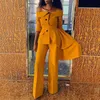 Odzież Etniczna Dwuczęściowe Zestaw Kobiet Afryki Dres Letni Sportwear Sexy Elegancki Off The Shouter Top and Spodnie Garnitury Stroje Zestawy Jesienią