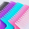 Hårborstar Anti-statisk stor bred tandkam frisörande kvinnor hängande hålhandtag grepp lockigt hårborste skönhetskorgar