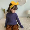 Bambini autunno inverno nuovo maglione coreano elasticizzato a collo alto per ragazzi e ragazze pullover in lana per bambini maglione Y1024