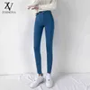 90s estéticas jeans mulher sexy jovem cintura jovem streetwear vintage y2k urban femme estiramento calças jeans outono leggings quente 211129