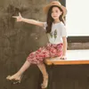 Teen Girls Clothing Tshirt Leaf Kirt Costume For Casual Clothes Summer Children039S Tracksuit 6 8 10 12 14 2108047741731