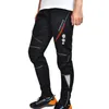 Pantalon de cyclisme thermique en polaire d'hiver pantalon imperméable vélo coupe-vent chaud ski pour hommes