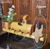 Bamboo Aquarium Water Recycling Feng Shui Decoration Tube Water Fountain Stone Trough Filter Office Desktop Furnishings 210727