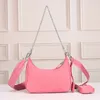 Versie 3 in 1 nylon Hobo 11 Kleuren Designer Tassen Portemonnee Luxe Schouderketting Tas Sacs Femme Crossbody PD001294F