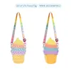 Bubble Toy Bag decompressie Toy Silica Ice Cream Cloud Rainbow Style Hot Push Bubbles Crossbody Hoge kwaliteit