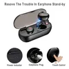 2021 Y30 TWS Wireless Blutooth 5.0 Earphone Noise Cancelling Headset HiFi 3D Stereo Sound Music In-ear Earbuds For Android IOS with Charging Box
