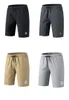 Shorts Homme Fshion Été Hommes Vêtements Casual Cargo Coton Plage Pantalon Court Hommes Séchage Rapide Boardshorts 210716