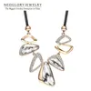 Neoglory Big Crystal Czech RhinestoneファッションチェーンチョーカーステートメントネックレスBijoux Bibビッグ名ジュエリー2021 CN2チョーカー