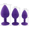 Massaggio 4pcs / Set Bullet Vibrator Plug Anale Plug Ass Vaginal Masturbation Butt Sex Toy Set per le donne coppia perline gay