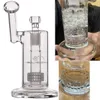 Thick glass water bongs hookahs Mobius Stereo Matrix oil rigs glass bongs water pipes Recycler dab rigs with 18mm bowl 11.8''
