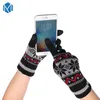 Fingerless Gloves Miya Mona Women Warm Winter Screen Sense Unisex Female Men's Thick Knitted Full Finger Mittens Luvas Handschoenen