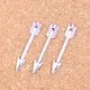 200 stks antiek zilver brons vergulde pijl charms hanger diy ketting armband Bangle bevindingen 30mm