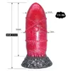 NXY Dildos Anal Toys Round Head Large Plug Liquid Silica Gel Color Bold Plus Backyard Masturbation Penis Soft 0225