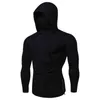 Autumn Winter man Hoodies Long Sleeves With mask Solid color Sweatshirts quality jogger texture Drawstring pullovers 220114