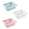 Stretchable Pull-Out Koelkast Opbergkoffer Organizer Koelkast Rack Shelf Lade Lade Koelkasten Mand Verse Spacer Layer