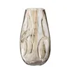 Vase en verre émaillé irrégulier, décorations florales géométriques créatives pour salon