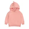 Baby Mädchen Hoodies Kinder Jungen Herbst Fleece Pullover mit Dinosaurier Frühling Baby Jungen Kleidung Solide Infant kinder Kleidung