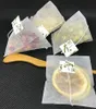 6000pcs Fibra de milho Sacos de chá de pirâmide Forma de calor Filtro de filtro Teapsebags PLA Biodegraded Teafilters 5.8 * 7cm Wll1046